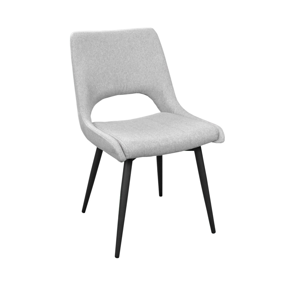 Scaun Bruno Grey Descoperă scaunul Bruno Grey, ideal pentru mobilă de bucătărie! Cu o structură metalică durabilă și tapițerie din stofă rezistentă, oferă confort și stabilitate. Înălțime optimă de 46 cm pentru șezut și design elegant, perfect pentru orice bucătărie. Alege stilul și confortul!