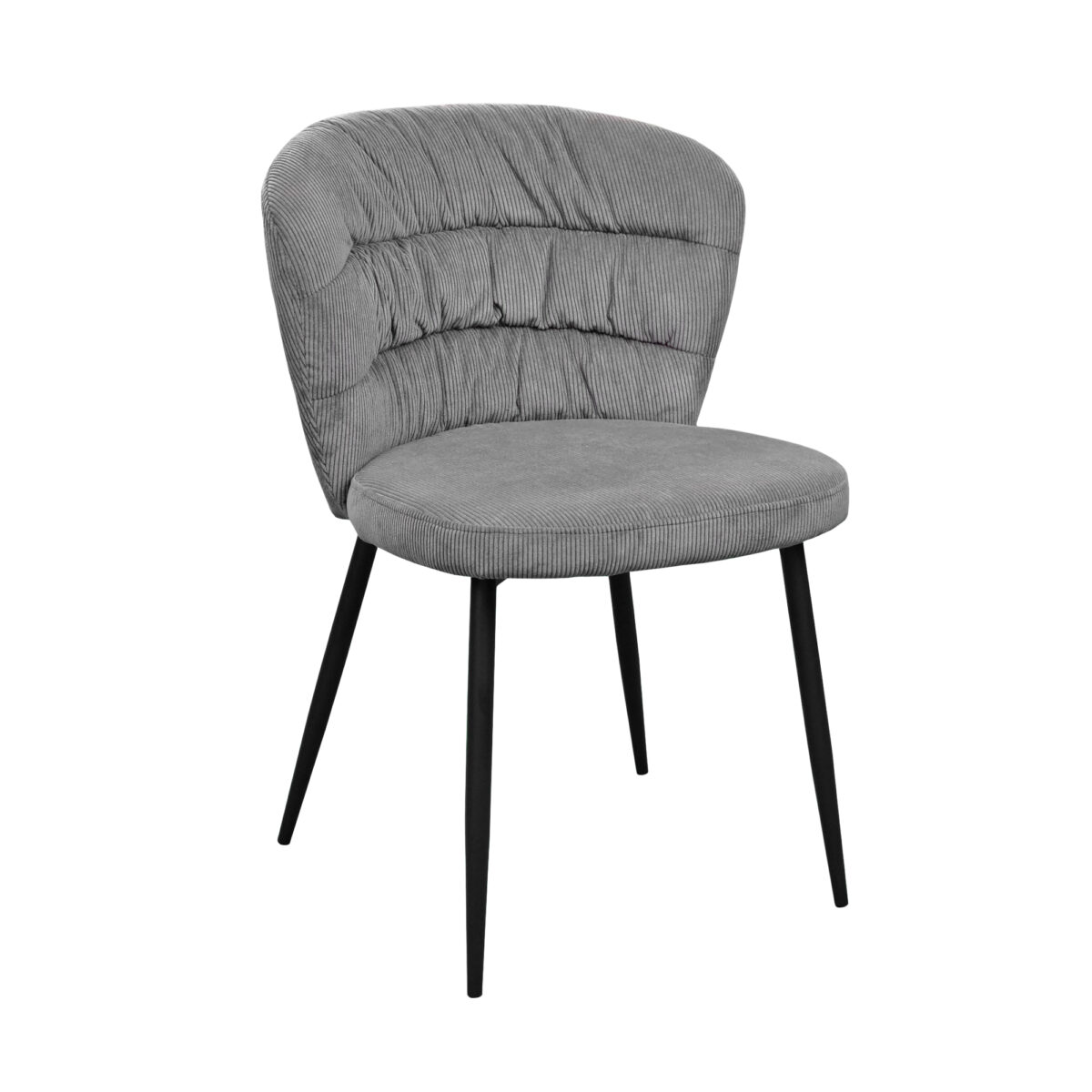 Scaun Escada~Dark Grey CY-05 Alege confortul scaunului Escada Dark Grey CY-05 pentru bucătăria ta! Cu un design elegant, tapițat în velvet și picioare din metal rezistent, acest scaun oferă stabilitate și stil. Ideal pentru a adăuga rafinament oricărei încăperi!