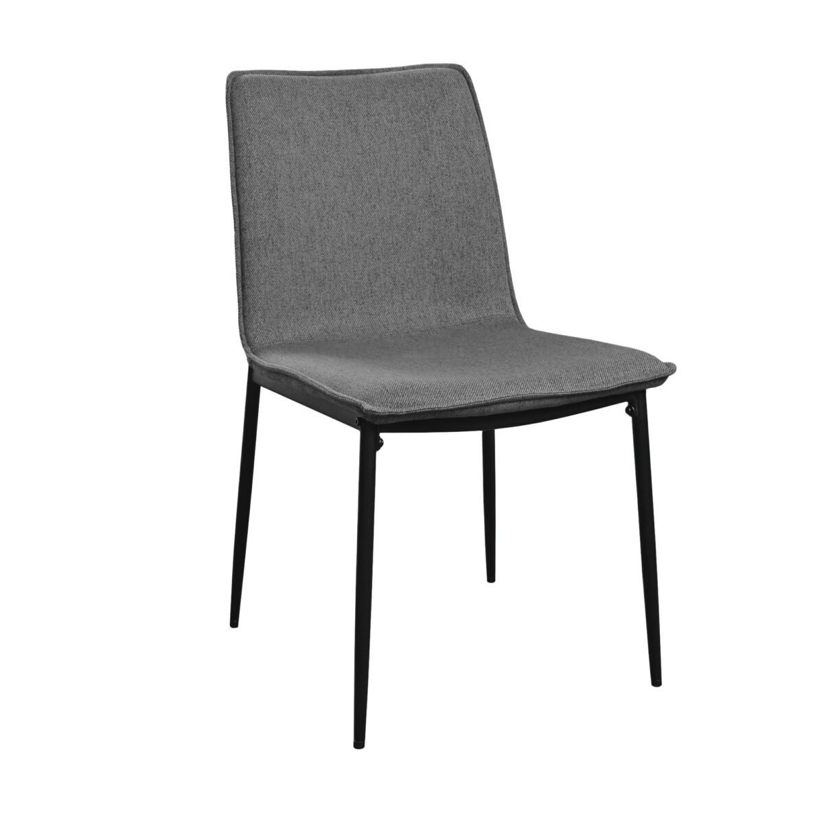 Scaun TERRY Dark Grey Descoperă scaunul TERRY Dark Grey, ideal pentru bucătăria ta. Cu un design elegant și confortabil, acest scaun din placaj și tapițerie moale din stofă gri închis adaugă rafinament și durabilitate mesei tale. Alege confortul și stilul pentru fiecare masă!
