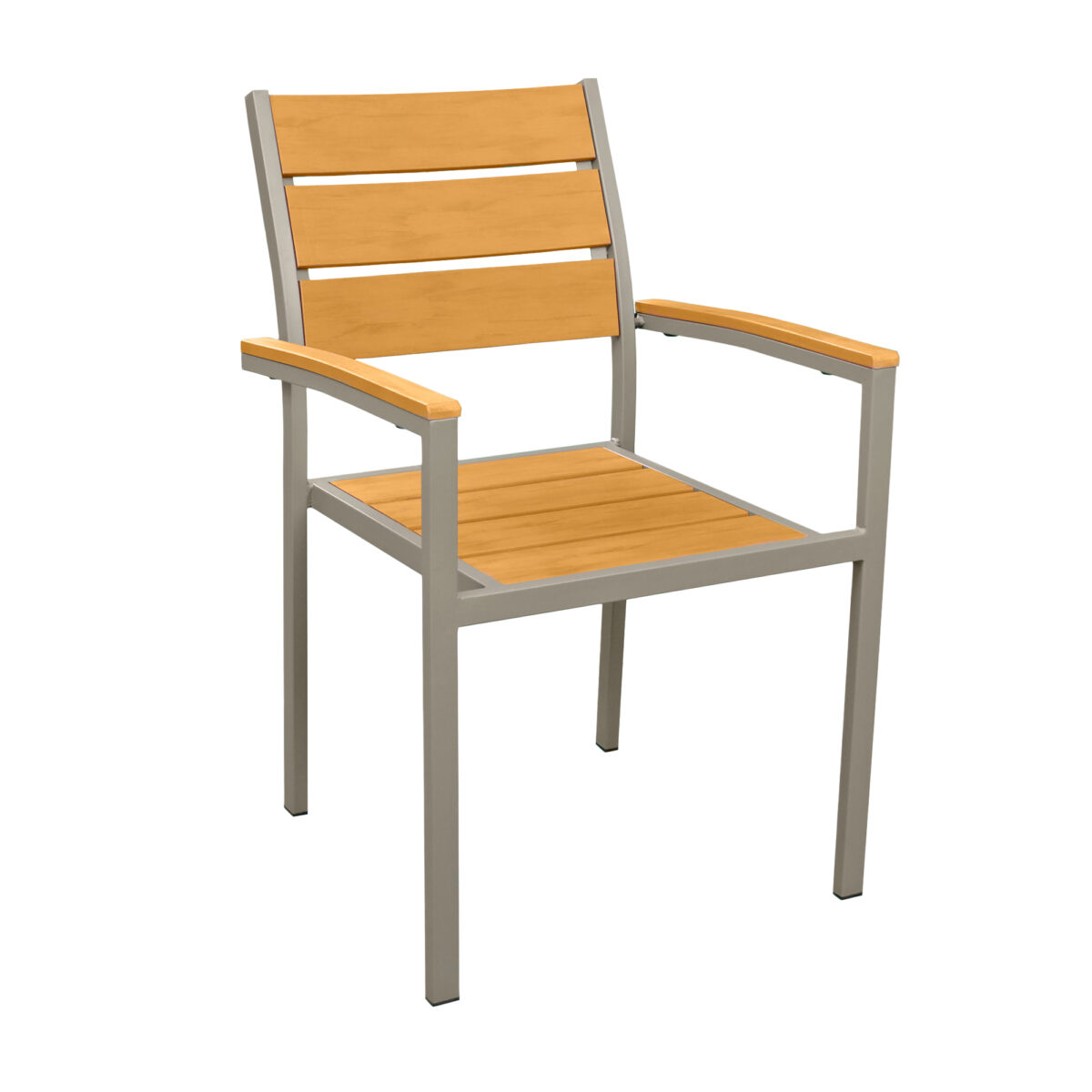 MILAGRO Terrace Chair Discover the MILAGRO Terrace Chair, perfect for Horeca furniture and gardens! With a durable design made of aluminum and wood, weather-resistant, it is ideal for outdoor use. Comfortable, easy to maneuver, and with a capacity of 150 kg, it enhances any terrace!