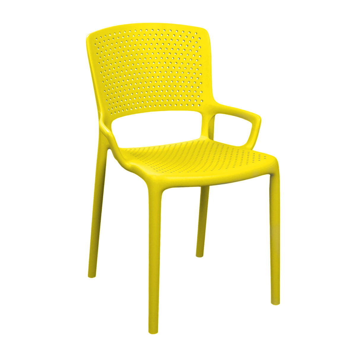 Scaun TINA Yellow Descoperiți scaunul TINA Yellow, ideal pentru mobilier Horeca, băi de grădină și bucătării. Fabricat din polipropilenă durabilă, acest scaun ergonomic oferă confortul necesar și poate fi stivuit pentru economisirea spațiului. O alegere versatilă și rezistentă pentru orice mediu!