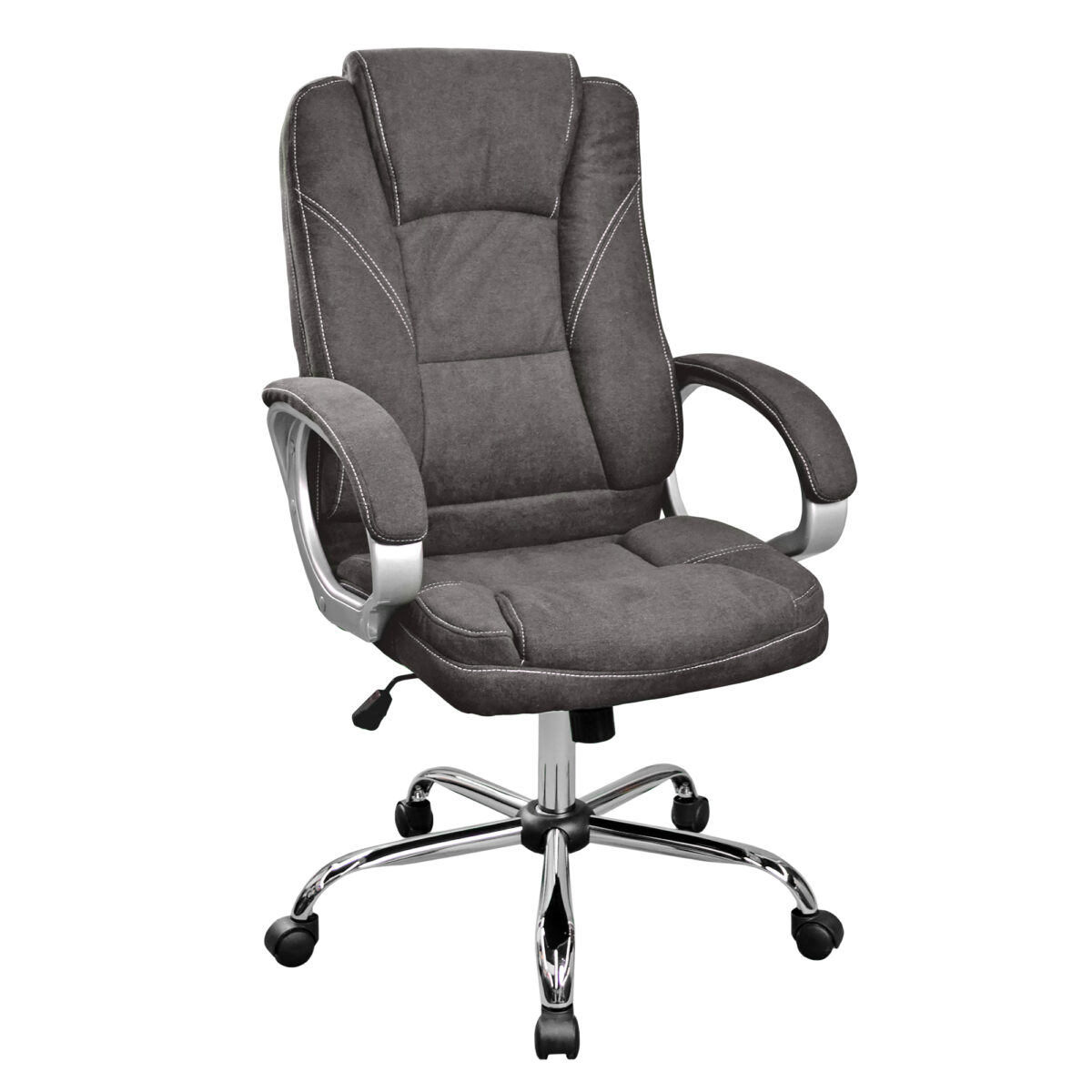Fotoliu Birou BX-3177~Brown Stofă Descoperiți confortul și eleganța fotoliului de birou BX-3177 Brown Stofă, perfect pentru orice spațiu de lucru. Cu suport ergonomic, tapițerie de înaltă calitate și bază solidă din oțel cromat, acest fotoliu este ideal pentru o experiență de lucru plăcută. Ajustați-i înălțimea și balansul pentru confort optim!