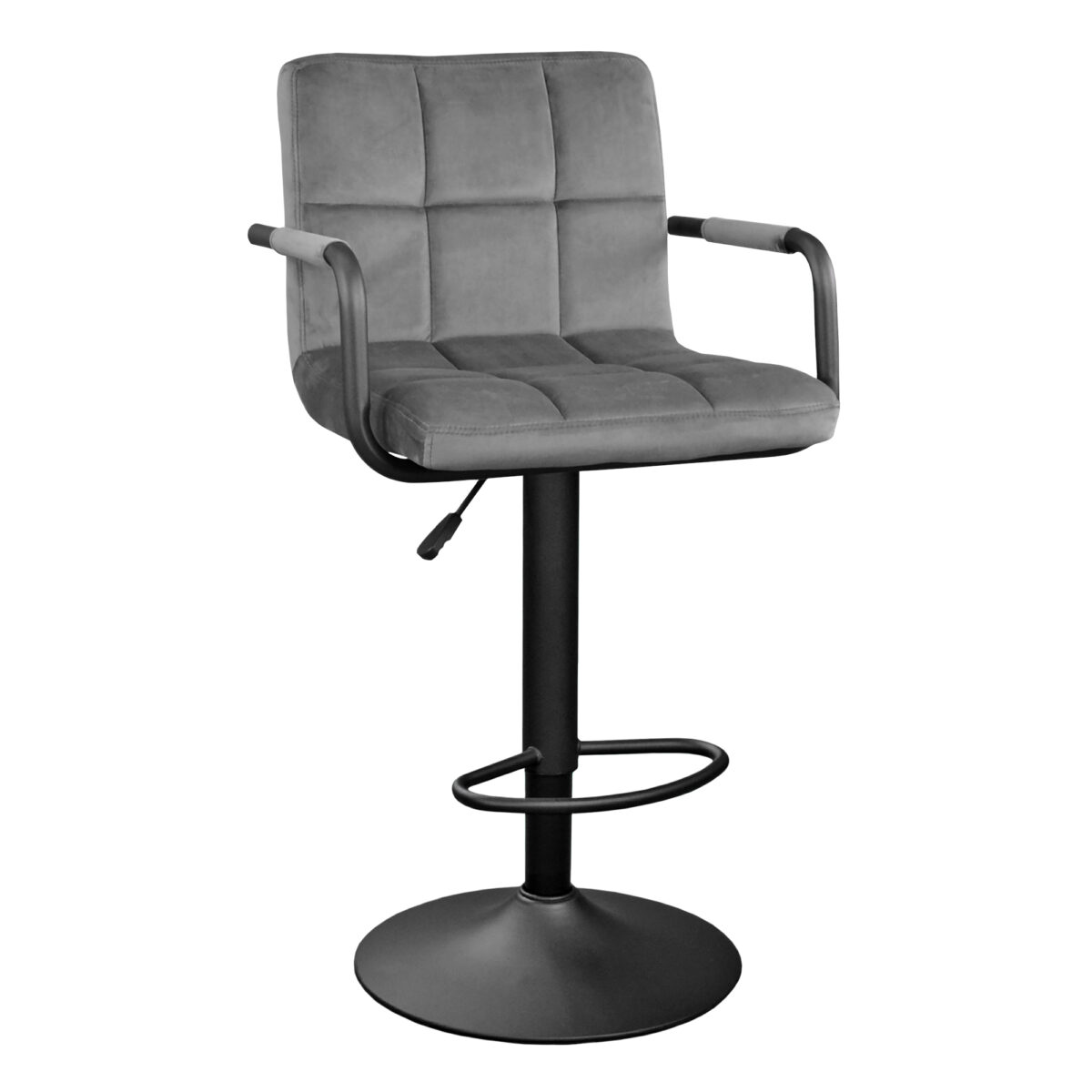 Барный стул SB-042~Catifea Grey Барный стул SB-042 в цвете Catifea Grey - идеальный выбор для кухни! С металлическим каркасом и мягкой бархатной обивкой, он удобно регулируется по высоте и имеет подставку для ног. Стильный, комфортный и поддерживающий спину - ваш идеальный стул!