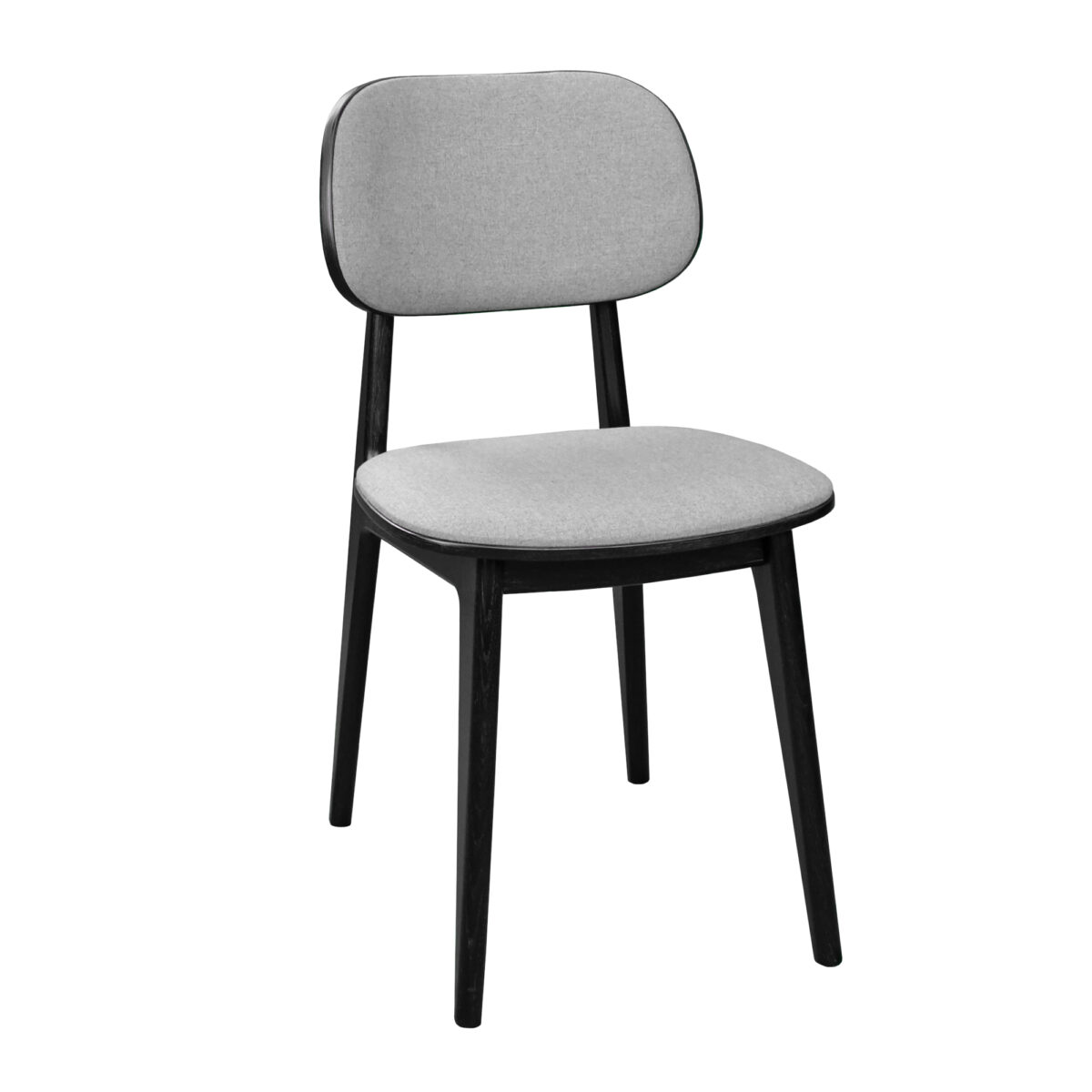 Scaun LULA Stofa (Rush 93)+Black Legs Alege scaunul LULA din stofă gri, perfect pentru bucătăria ta! Cu un design elegant, confortabil și realizat din lemn de stejar ecologic, acest scaun este ideal pentru mobilier Horeca. Oferă durabilitate și rafinament în fiecare detaliu.