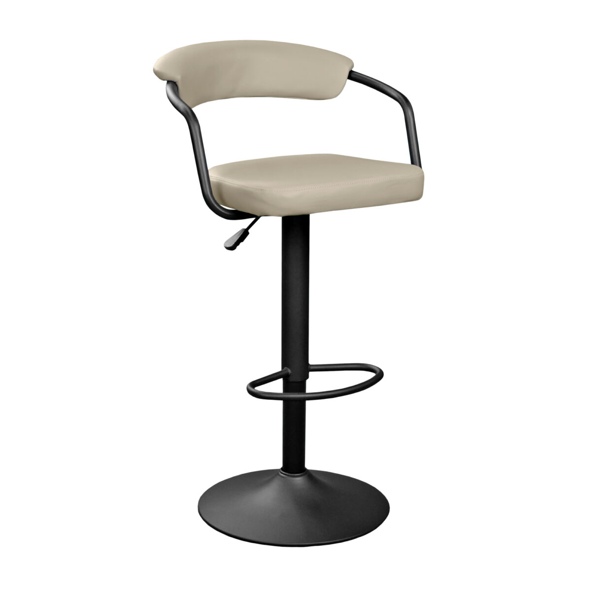 Bar Stool SB-31 Camel + Black Leg Discover the SB-31 Camel Bar Stool + Black Leg, perfect for any modern bar or kitchen. Built from durable metal with a plywood seat and eco-leather, it offers comfort and lumbar support. Elegant design and quick assembly. Maximum capacity: 120 kg.