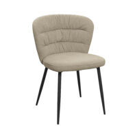 Scaun Escada~Beige CY-05 Descoperiți confortul scaunului Escada Beige CY-05, ideal pentru bucătărie! Tapițat în velvet delicat, cu picioare metalice rezistente, acest scaun oferă stabilitate și stil. Perfect pentru orice decor, înălțimea sa de 48 cm asigură confort optim.