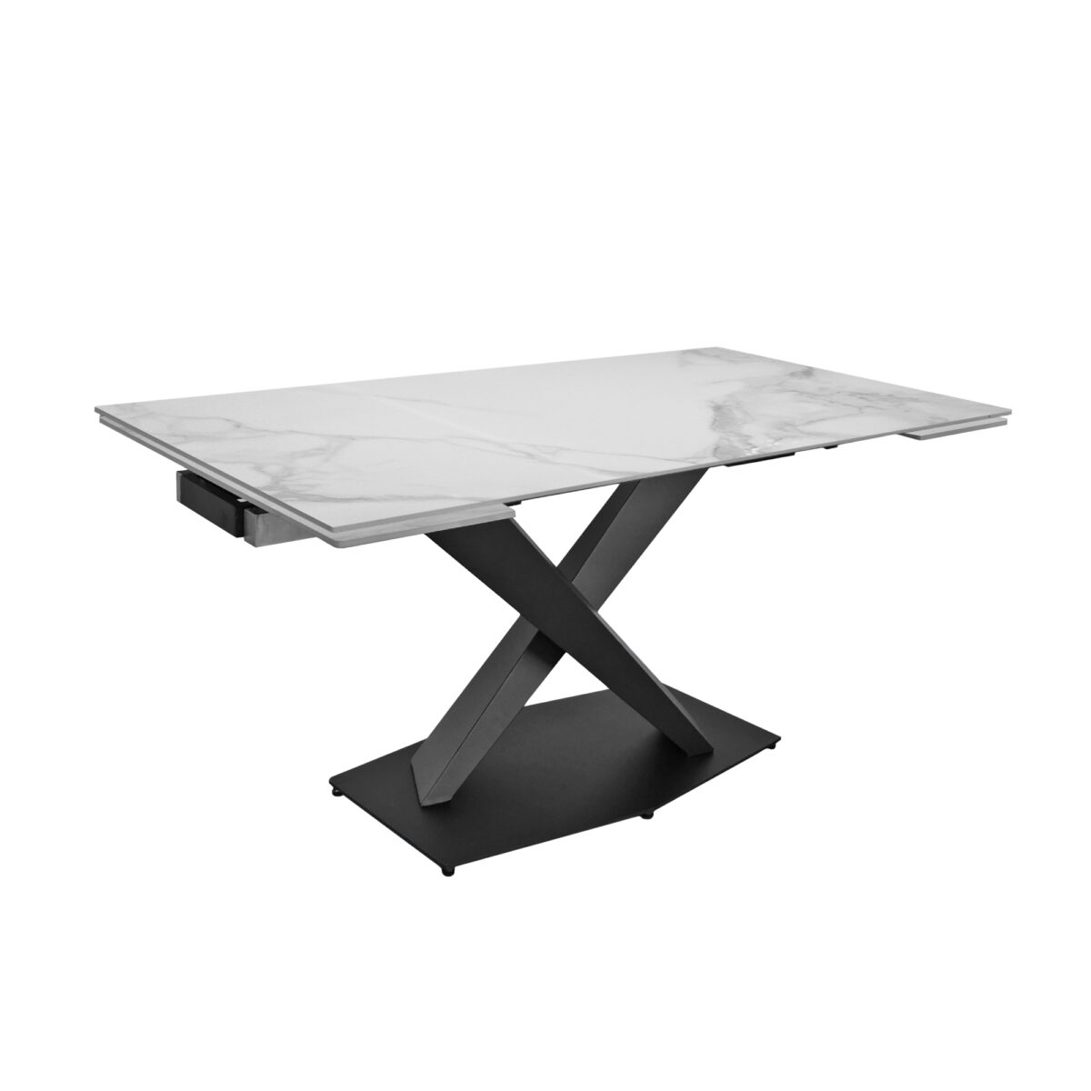 Masă extensibilă HELIOS White Descoperă masa extensibilă HELIOS White, perfectă pentru bucătăria ta! Cu un design inovativ și blat din ceramică rezistentă, ideală pentru reuniuni familiale. Se extinde cu ușurință pentru 8-10 persoane, fiind ușor de întreținut. Alege calitate și stil pentru mesele tale!