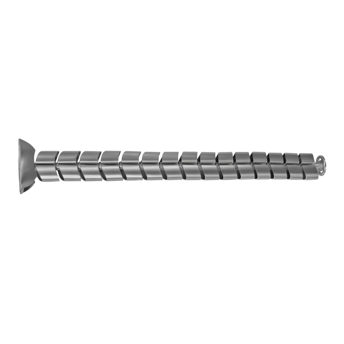Organizator cablu Vertebra DF.8920, L780mm Descoperiți Organizatorul de cablu Vertebra DF.8920, cu lungimea de 780mm. Ideal pentru birou, acest accesoriu inovativ flexează și se îndoaie datorită celor 15 vertebre detașabile, permițând organizarea eficientă a cablurilor. Perfect pentru un spațiu ordonat!