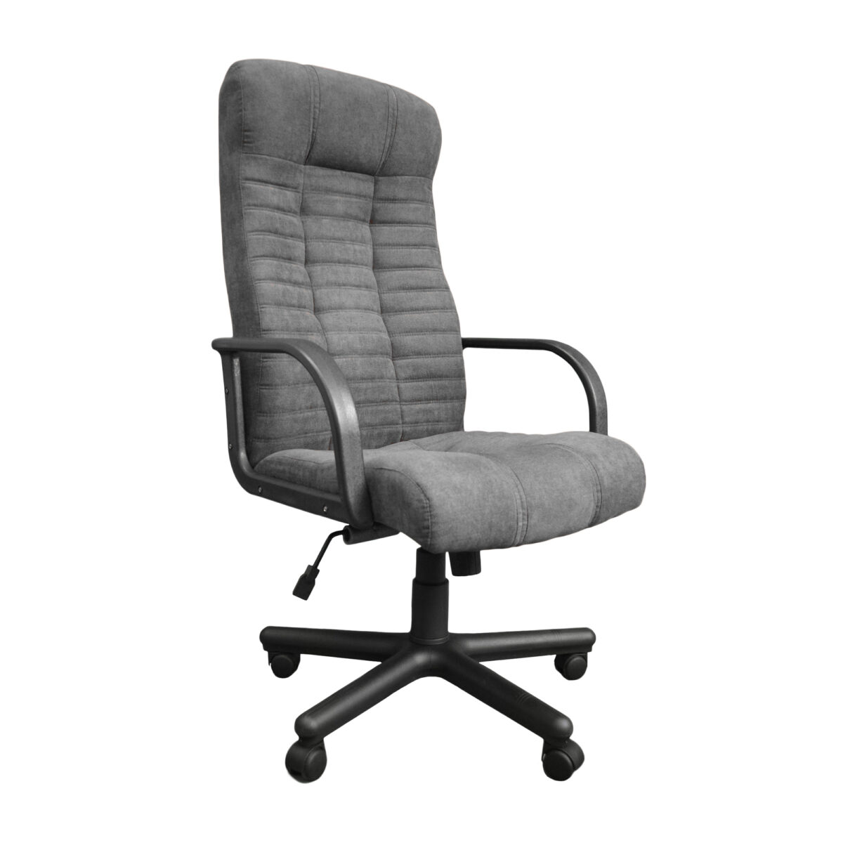 Fotoliu Birou ATLANT BX Soro 95~Grey Descoperă fotoliul de birou ATLANT BX Soro 95 în gri, ideal pentru confort și funcționalitate. Cu un design ergonomic, bază tip stea și brațe din plastic rezistent, acest fotoliu oferă durabilitate și eleganță. Perfect pentru orice mediu de lucru!