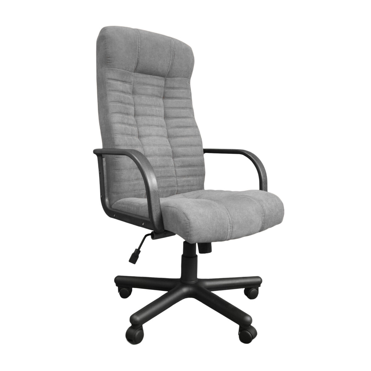 Fotoliu Birou ATLANT Soro 93~Middle Grey Descoperă fotoliul birou ATLANT Soro 93 Middle Grey, perfect pentru confort și stil în orice birou. Cu un design ergonomic și bază tip stea, acest fotoliu rotativ este ideal pentru orele petrecute la birou. Alege durabilitatea și funcționalitatea pentru un mediu de lucru plăcut!