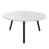 Fusion Rondo 3 Table Ø1500 with 3 Legs Discover the Fusion Rondo 3 Ø1500 table, perfect for offices and conferences! With a modern design, a 36 mm melamine chipboard top, and a sturdy metal frame, this table offers durability and functionality in any space. Ideal for meetings and collaboration!