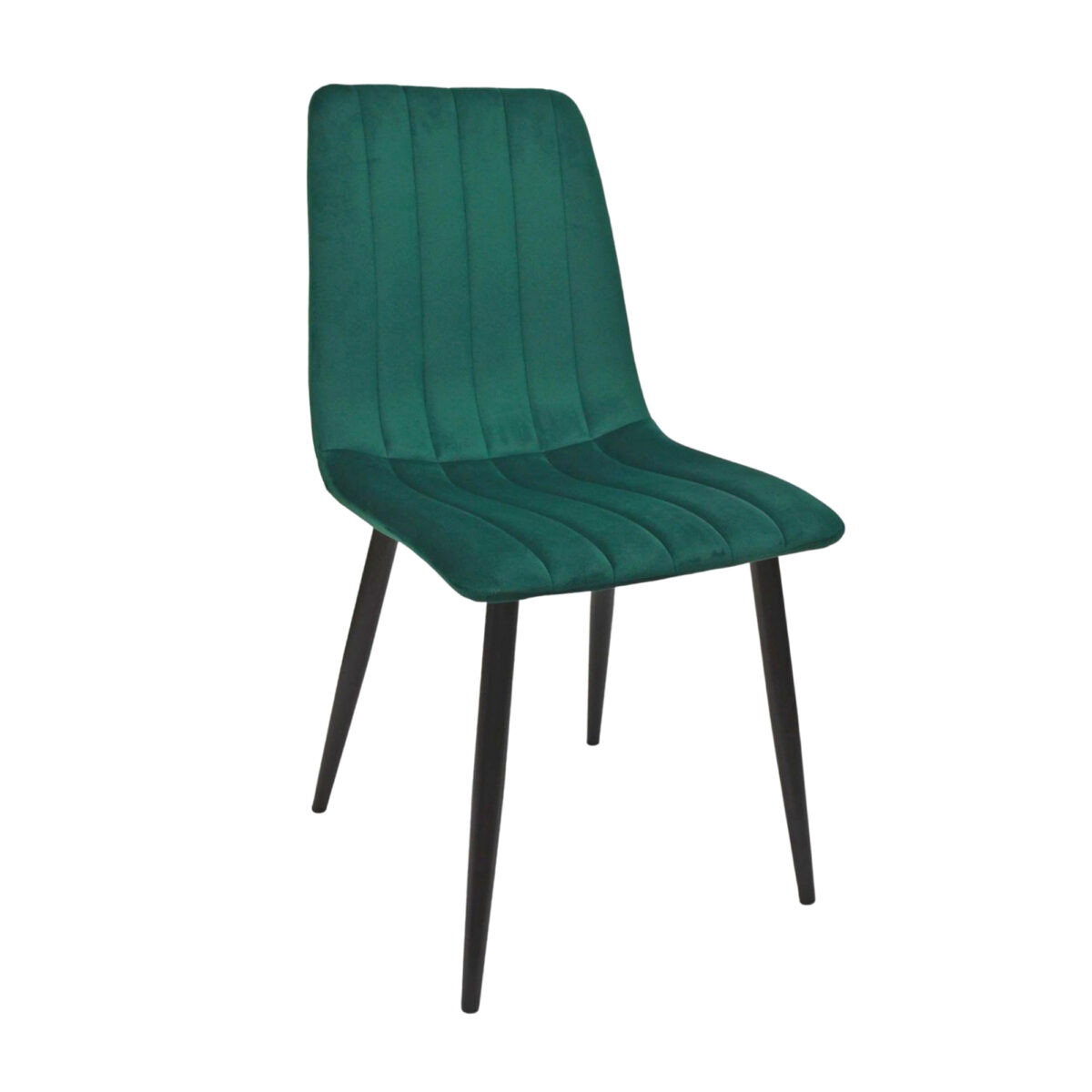 Scaun DC-90P~N56 Catifea Green+Black Legs Transformă-ți bucătăria cu scaunul DC-90P N56! Cu un design elegant din catifea verde și picioare din metal rezistent, acest scaun combină confortul cu frumusețea. Disponibil în diverse culori, este alegerea ideală pentru un interior modern.