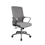 Fotoliu Birou F-20141 A~Grey Seat+Grey Frame Descoperă fotoliul de birou F-20141A, perfect pentru muncă productivă. Cu un design modern grey și un confort deosebit, acest scaun are picioare din plastic rezistent și un corp din metal. Reglează-l cu ușurință datorită mecanismului Tilt. Grăbește-te și adaugă confortul dorit biroului tău!