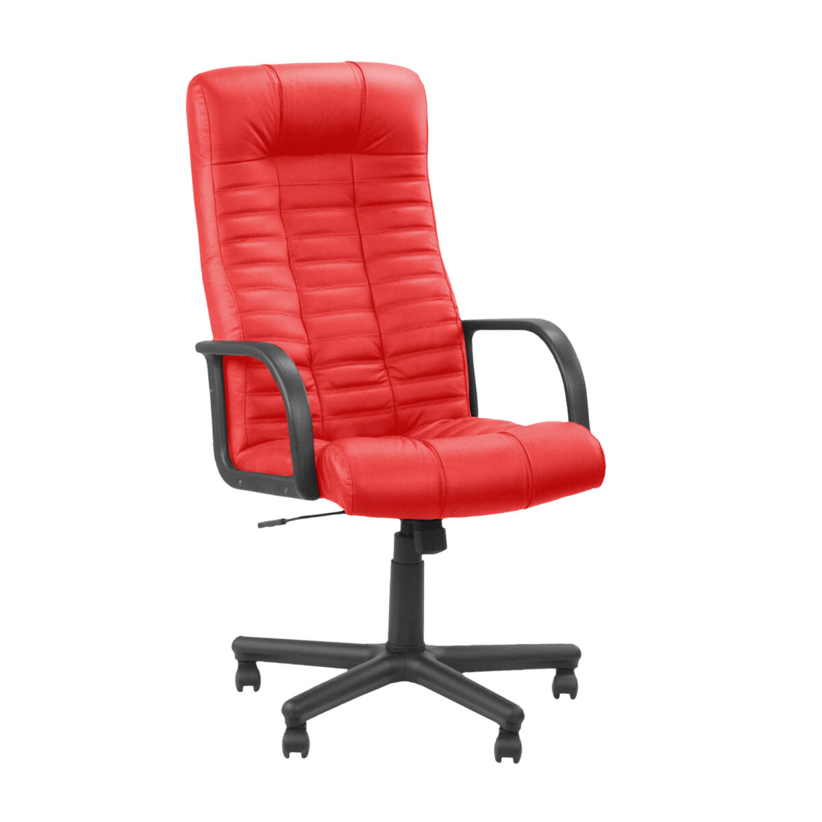 Fotoliu Birou ATLANT BX~RED Descriere meta: Descoperă fotoliul birou ATLANT BX RED, ideal pentru orice birou. Cu un design universal și preț avantajos, acest scaun oferă reglare pe înălțime și mecanism de balansare TILT. Perfect pentru manageri și angajați!