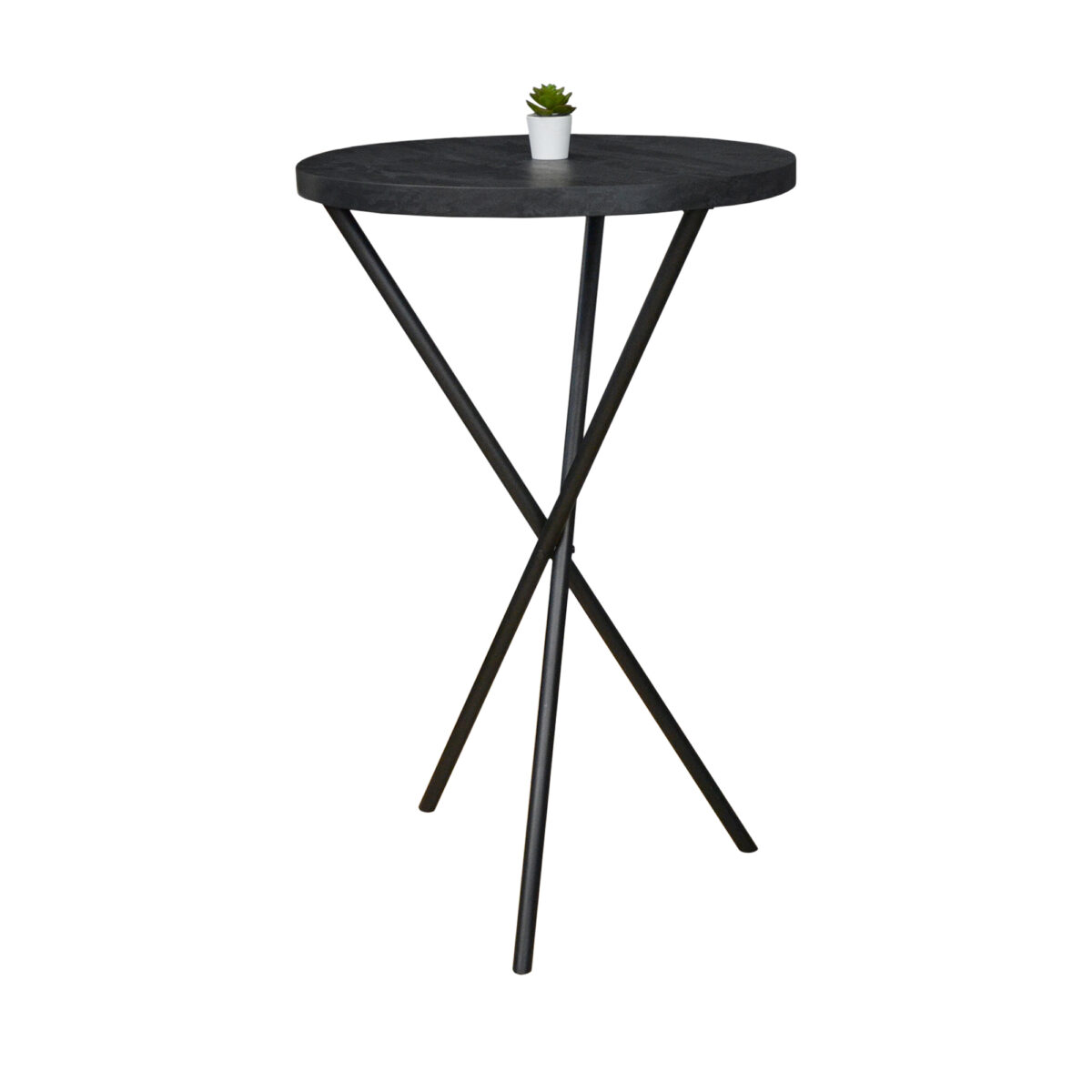 Masa Trento Bar Ø680 Descoperă Masa Trento Bar Ø680, ideală pentru mobilierul tău de bucătărie! Cu un design modern, blat din PAL melaminat de 36 mm și cadru metalic rezistent, această masă înaltă combină stilul cu funcționalitatea. Perfectă pentru momentele de relaxare!