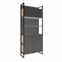 Urban 90 Double Box Shelf (full back) Discover the Urban Shelf 90 Double Box, a modern office shelf with an elegant design and maximum functionality. Ideal for efficiently organizing your workspace, this shelf fits perfectly into any office decor. Choose quality and style!