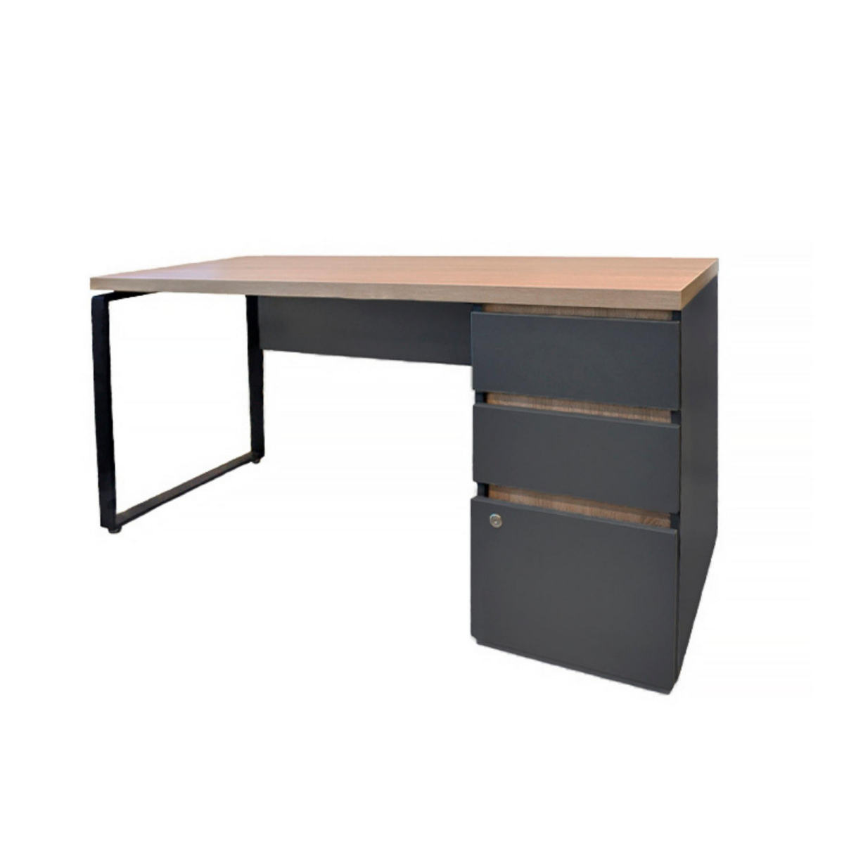 Masă Urban Box Incorporat Sonoma 1500×680 (Box partea dreaptă) Descoperiți masa Urban Box Incorporat Sonoma 1500×680, perfectă pentru birouri moderne. Cu 3 sertare spațioase și blat din PAL melaminat de 36 mm, această masă oferă funcționalitate și design ergonomic, fiind dotată cu piciorușe ajustabile pentru confort maxim.