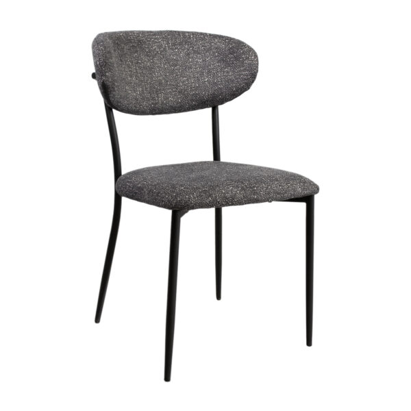 Scaun Angus Grey Descoperă scaunul Angus, perfect pentru mobilă de bucătărie! Confortabil și elegant, cu șezut din spumă poliuretanică și tapițerie din stofă, adaugă un strop de căldură oricărei încăperi. Cadru din metal durabil pentru utilizare zilnică. Ideal pentru spații mici!