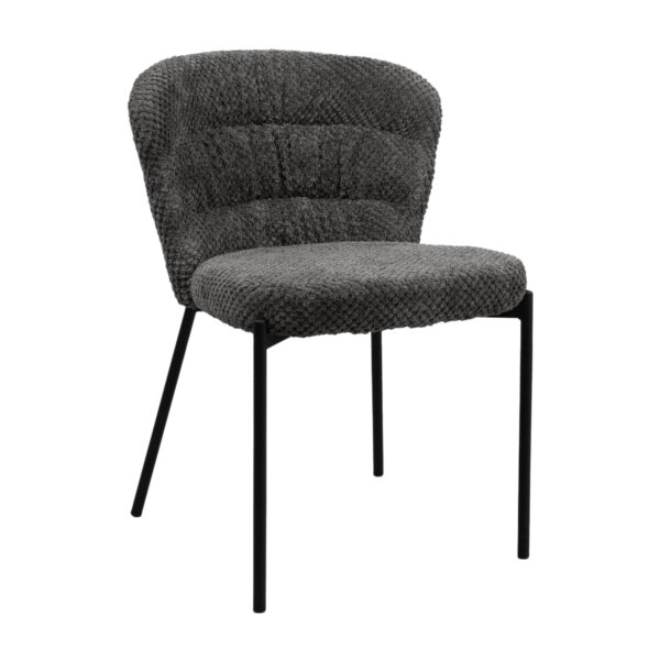 Scaun Escada Vivaldi~Dark Grey Descoperă scaunul Escada Vivaldi Dark Grey, perfect pentru mobilă de bucătărie! Elegant și confortabil, cu un cadru din metal și tapițerie de calitate, este ideal pentru mesele cu familia sau prietenii. Ușor de integrat în orice interior!