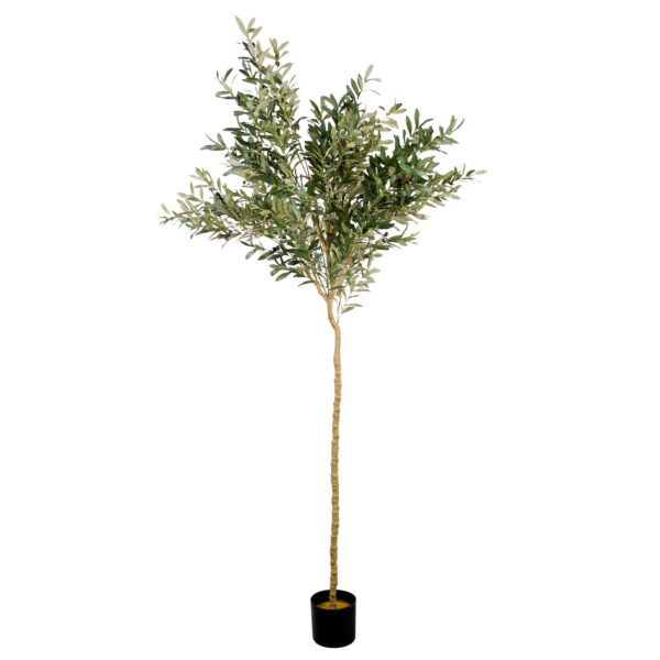 Olive Tree 240 cm Add elegance and refinement to your decor with the 240 cm Artificial Olive Tree. Ideal for an office, children's room, or living room, this decorative piece requires minimal maintenance and offers a natural and sophisticated look. Easily integrate it into any space!