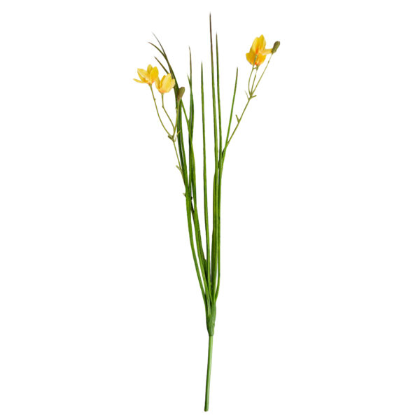 Floare decorativa Iris Galben Adăugați un strop de culoare și eleganță în orice încăpere cu Floarea decorativă Iris Galben. Ideală pentru birou, cameră de copii sau living, acest iris artificial este perfect pentru a aduce un accent vibrant și proaspăt în decorul dumneavoastră.