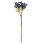 Ramura decorativa Lavanda Intunecata Adaugă un strop de eleganță în decorul tău cu Ramura decorativă Lavanda Întunecată. Ideală pentru birou, cameră de copii sau living, această ramură artificială aduce un accent sofisticat și rafinat, îmbogățind orice spațiu cu nuanțe de violet profund.