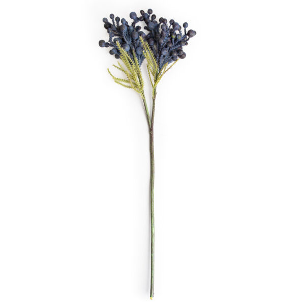 Ramura decorativa Lavanda Intunecata Adaugă un strop de eleganță în decorul tău cu Ramura decorativă Lavanda Întunecată. Ideală pentru birou, cameră de copii sau living, această ramură artificială aduce un accent sofisticat și rafinat, îmbogățind orice spațiu cu nuanțe de violet profund.