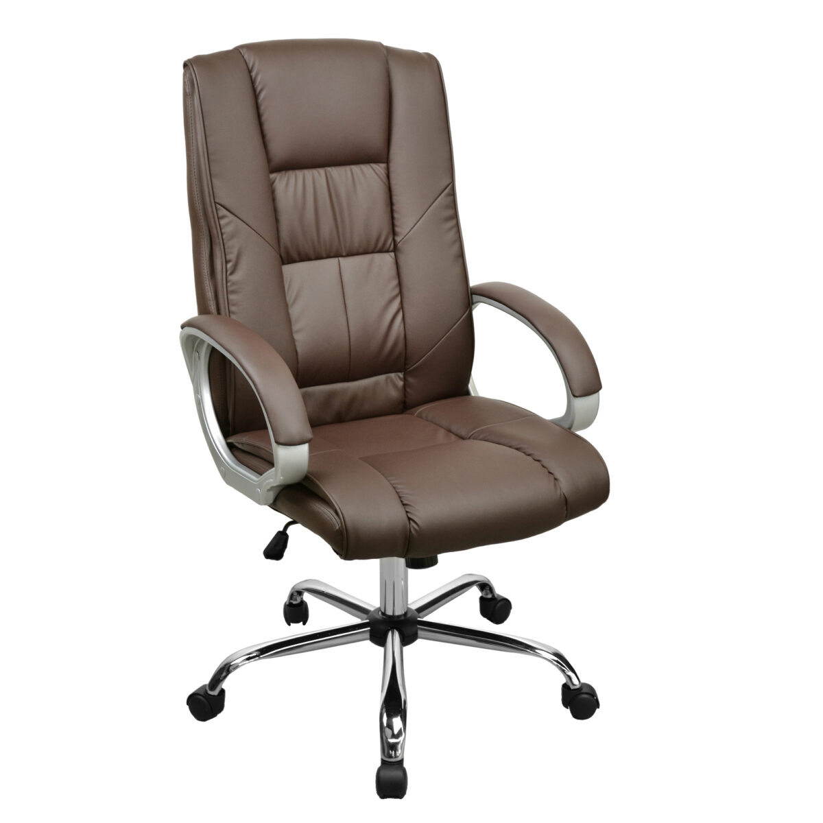 Fotoliu Birou BX-1130 Brown Descoperă fotoliul de birou BX-1130 Brown, o combinație perfectă între confort și stil. Fabricat din eco piele elegantă și metal cromat, acest fotoliu ergonomic se adaptează nevoilor tale, oferind suport de până la 120 kg. Ideal pentru birou sau acasă!