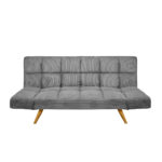 Canapea Extensibilă LM-58 Grey Velvet Descoperă canapeaua extensibilă LM-58, tapițată cu velur gri luxos. Ideală pentru oficiu sau living modern, aceasta se transformă ușor în pat și oferă confort garantat. Cu un cadru durabil din placaj și metal, LM-58 este perfectă pentru utilizare îndelungată.