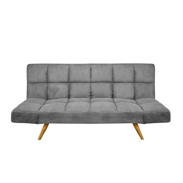 Canapea Extensibilă LM-58 Grey Velvet Descoperă canapeaua extensibilă LM-58, tapițată cu velur gri luxos. Ideală pentru oficiu sau living modern, aceasta se transformă ușor în pat și oferă confort garantat. Cu un cadru durabil din placaj și metal, LM-58 este perfectă pentru utilizare îndelungată.