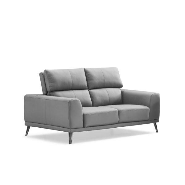 Amina Sofa Discover the Amina sofa - a perfect blend of comfort and elegance for any interior! Featuring a wooden frame, natural leather upholstery, and an adjustable backrest, it brings style and relaxation to your living room. Choose Amina for a modern and welcoming space!