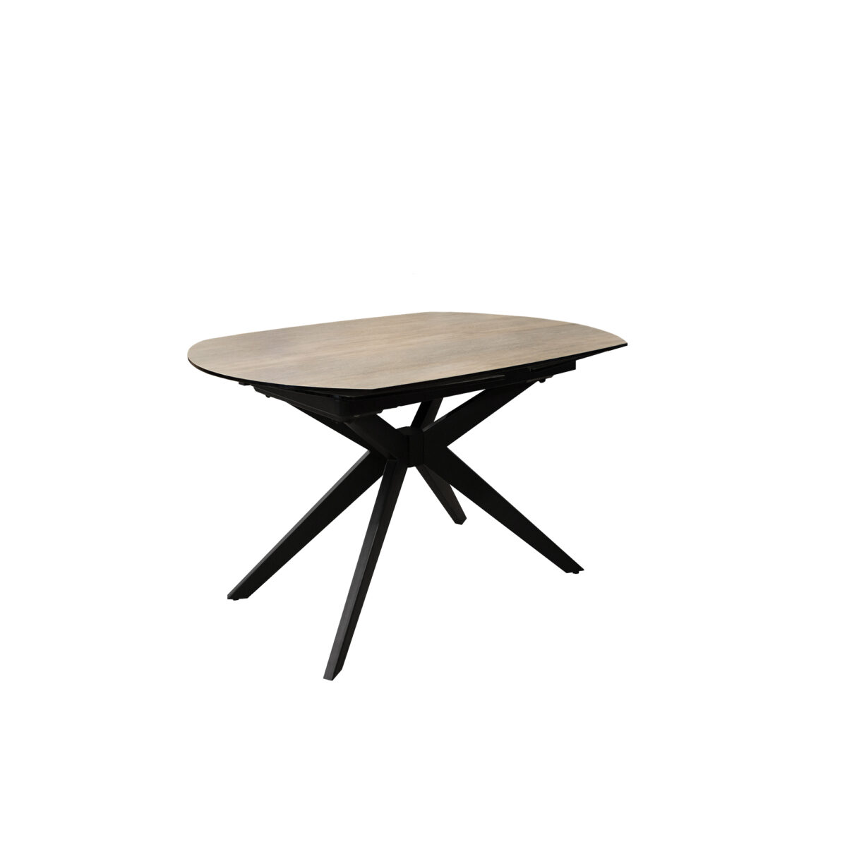 Esa Table Discover the Esa Wooden Glass table, perfect for the kitchen! With a tempered glass top and an ingenious extension mechanism, this elegant and functional table adapts to your needs. Ensure comfort and style for any occasion!