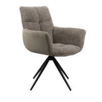 Стул Aurora~Grey Стул Aurora~Grey – идеальный выбор для кухни и современного интерьера. Металлический каркас, комфортное сиденье из фанеры и полиуретановой пены, обивка из ткани, вращение на 360°, защита пола и максимальная нагрузка до 120 кг. Прекрасное сочетание стиля и удобства!