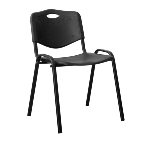 Scaun Birou ISO Q-Plast Descoperă Scaunul Birou ISO Q-Plast, un scaun ergonomic din plastic și metal, ideal pentru birouri. Confortabil, durabil și stabil, cu dimensiuni optime, suportă până la 120 kg. Alege eficiența și stilul modern pentru spațiul tău de lucru!