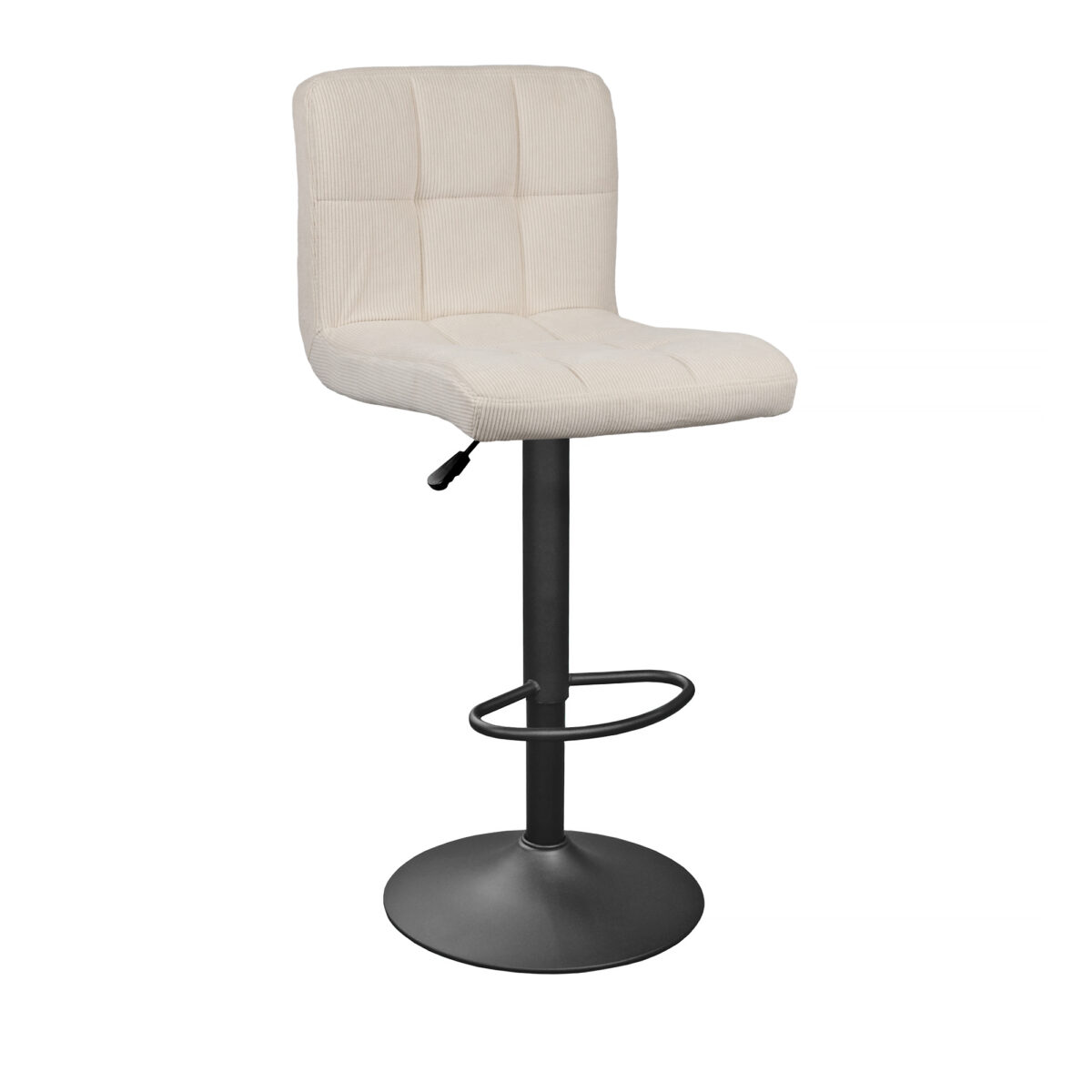 Scaun de Bar SB-044 Velvet Beige + Black Leg Descoperiți scaunul de bar SB-044 Velvet Beige cu picior negru, ideal pentru baruri sau bucătării. Confortabil și elegant, are înălțime ajustabilă, cadru durabil și tapițerie din catifea. O alegere perfectă pentru orice decor!