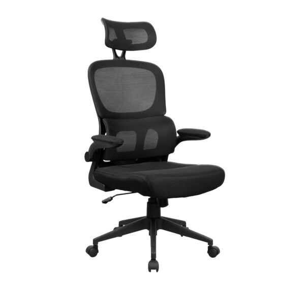 Fotoliu Birou F-7860 Black Descoperă fotoliul de birou F-7860 Black, perfect pentru confortul tău! Ergonomic și modern, cu tapițerie din plasă acrilică și cotiere Flip-Up, asigură ventilare optimă. Stabilitate mare și mecanism Tilt ajustabil. Ideal pentru birouri sau acasă. Alege confortul!