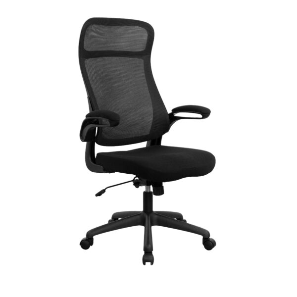 Fotoliu Birou Luis~Black Descoperă Fotoliul de Birou Luis Black, perfect pentru birou sau pentru acasă. Cu un design modern și funcționalități ergonomice, oferă confort optim și suport ajustabil. Ideal pentru sesiuni lungi de muncă, este robust și durabil, sprijinind o greutate de până la 120 kg. Alege confortul!
