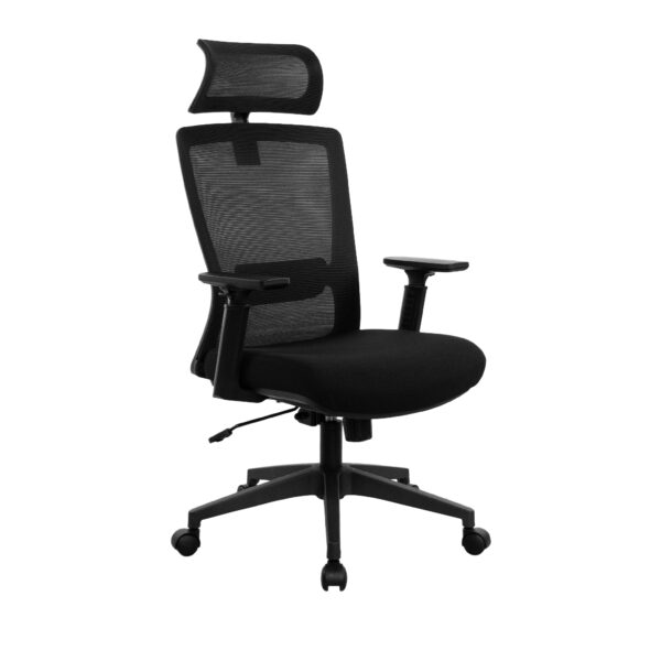 Fotoliu Birou Morgan~Black Descoperă fotoliul de birou Morgan Black, alegerea perfectă pentru un confort optim la birou. Cu design modern și caracteristici ergonomice, acesta oferă suport lombar, brate reglabile și material respirabil, ideale pentru ore îndelungate de lucru.