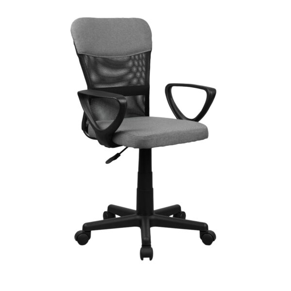 Fotoliu pentru Copii F-6104~Grey Descoperă fotoliul pentru copii F-6104 Grey, perfect pentru birou! Cu un design modern și ergonomic, asigură confortul optim pe parcursul zilei. Tapițerie respirabilă, ajustări ușoare și suport excelent. Ideal pentru un loc de muncă eficient!