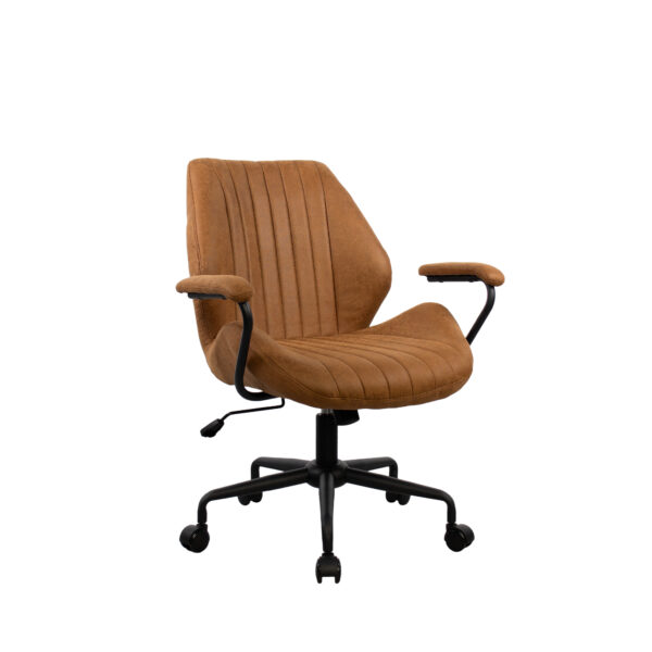 Fotoliu Birou F-36~Brown Descoperă fotoliul de birou F-36 Brown, ideal pentru confort și stil. Cu un design ergonomic, cadru metalic, și șezut din spumă, acest fotoliu asigură durabilitate și susținere optimă. Perfect pentru birouri sau spații de lucru moderne. Alege confortul la locul de muncă!