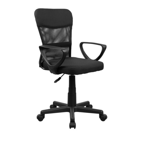 Fotoliu pentru copii F-6104~Black Descoperă fotoliul pentru copii F-6104 Black, ideal pentru birou. Cu un design modern, ergonomic și construit din materiale de calitate, oferă confort și suport. Mecanismul Tilt și dimensiunile ajustabile asigură o experiență de utilizare personalizată. Perfect pentru spații de lucru!