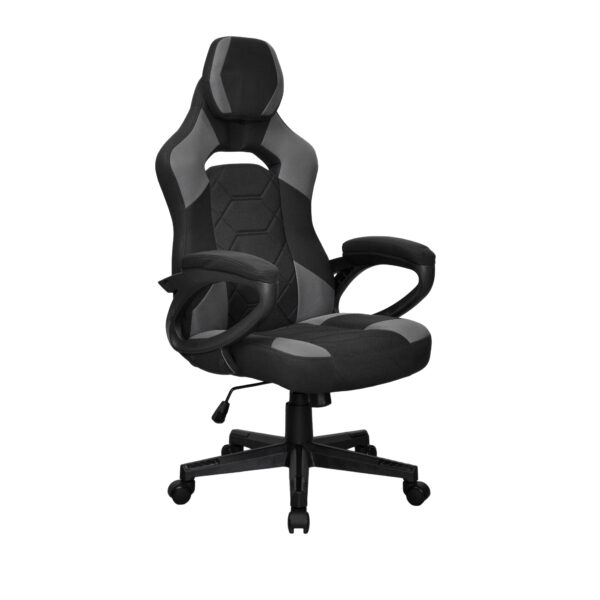 Fotoliu Gaming Devin Black/Grey Descoperă fotoliul gaming Devin în culorile Black/Grey, ideal pentru birou sau sesiuni intense de gaming. Design ergonomic, confort de lungă durată și suport ajustabil pentru gât. Perfect pentru utilizatorii care petrec mult timp la birou!