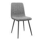 Scaun Stav Grey Descoperă Scaunul Stav Grey, perfect pentru birou sau bucătărie! Combină designul modern cu confortul, având un cadru metalic rezistent și tapițerie din stofă. Ideal pentru orice decor, oferă susținere optimă și durabilitate. Transformă-ți spațiul cu eleganță!