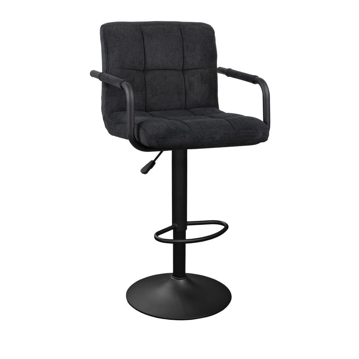 Scaun de Bar SB-042 Velvet Black + Black Leg Descoperiți scaunul de bar SB-042 Velvet Black + Black Legs, un model elegant și modern, ideal pentru orice bar sau bucătărie. Cu o structură robustă din metal și tapițerie din velvet, oferă confort și stil. Ajustați înălțimea pentru o experiență personalizată de relaxare!
