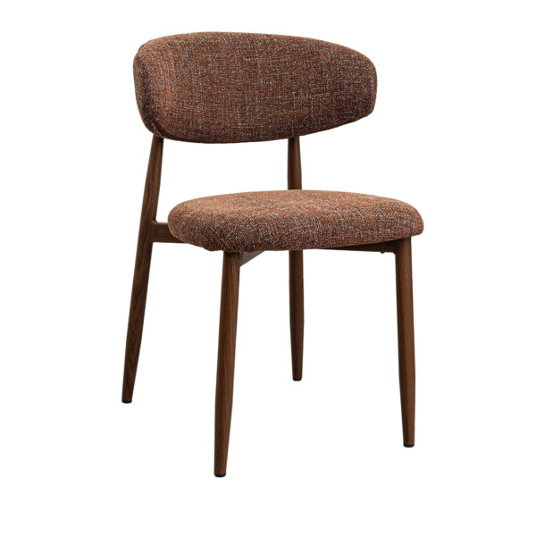 Scaun Meridian Rusty+Wooden Legs Descoperiți scaunul Meridian Rusty+Wooden Legs, o alegere modernă pentru bucătăria dumneavoastră. Cu picioare din metal cu aspect de lemn și tapițerie confortabilă, acest scaun combină eleganța cu funcționalitatea, adăugând un plus de stil oricărui interior. Ideal pentru dining sau living!