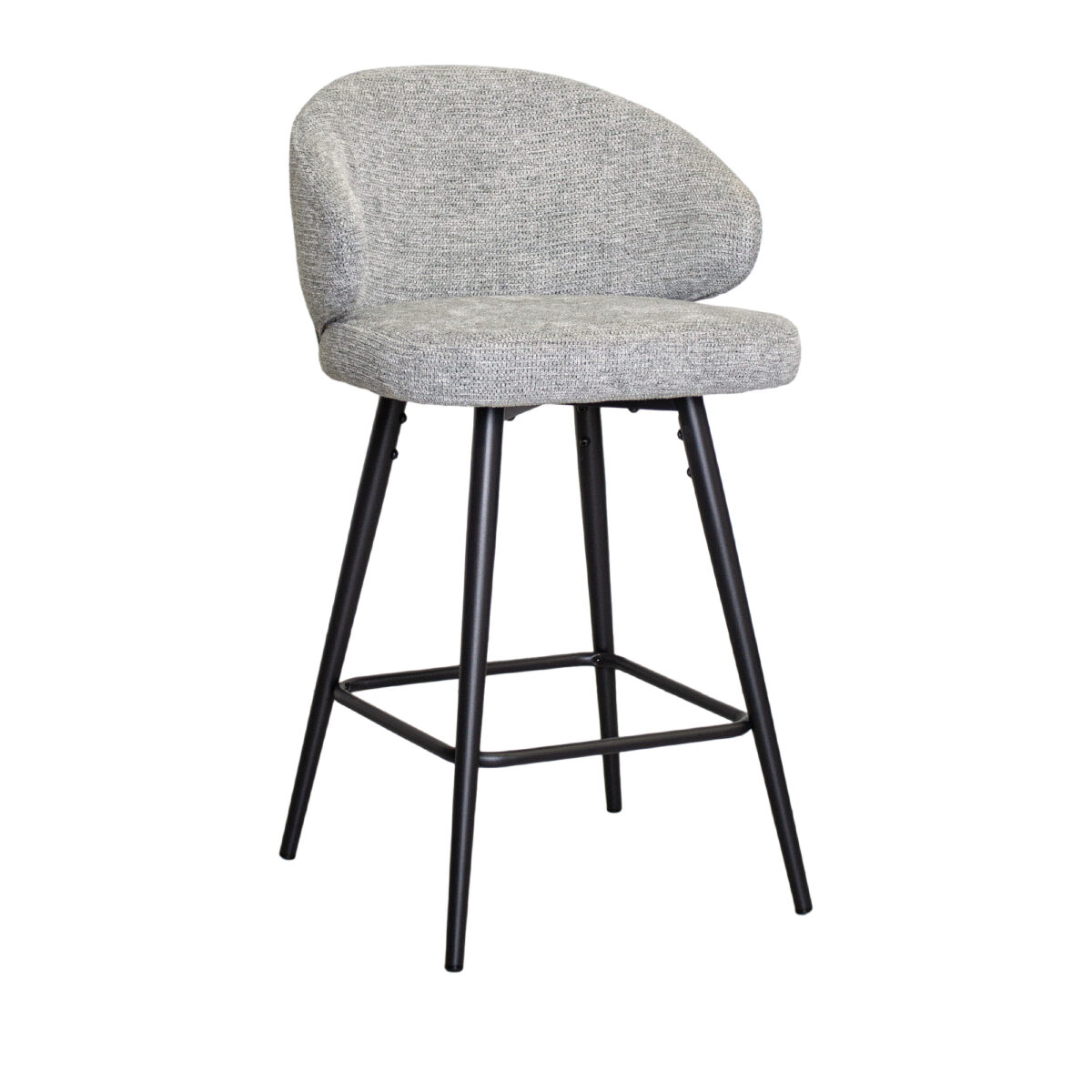Scaun Bar Rustic Descoperă Scaunul Bar Aria Grey, ideal pentru baruri și bucătării moderne. Cu un design elegant și tapițerie din stofă confortabilă, este perfect pentru momente de relaxare. Picioarele din metal asigură durabilitate, iar dimensiunile sale îl fac versatil. Adaugă un strop de rafinament locuinței tale!