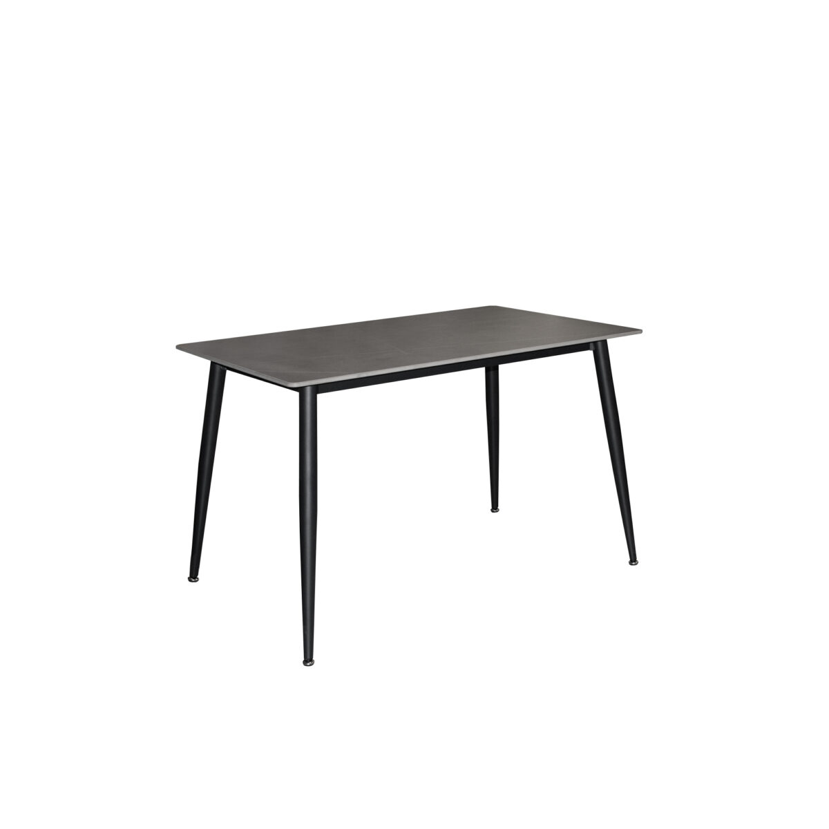 Alma Grey Table Discover the Alma Grey table, perfect for your modern kitchen! With an elegant design, a ceramic top, and a durable metal frame, this compact table (120x75 cm) fits perfectly in any space. Choose the ideal combination of aesthetics and functionality!