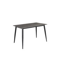 Alma Grey Table Discover the Alma Grey table, perfect for your modern kitchen! With an elegant design, a ceramic top, and a durable metal frame, this compact table (120x75 cm) fits perfectly in any space. Choose the ideal combination of aesthetics and functionality!