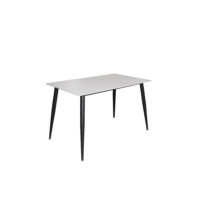 Masa Alma White Descoperă masa Alma White, ideală pentru bucătăria ta! Cu un design modern și un blat din ceramică elegant, această masă compactă (120 cm x 75 cm) oferă stabilitate și durabilitate. Perfectă pentru spații mici, îmbină estetica cu funcționalitatea!