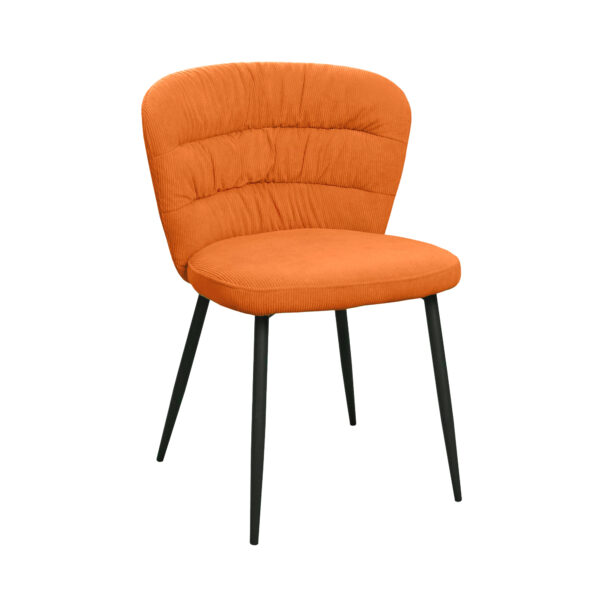 Orange Ladder Chair CY-05 Discover the Escada Orange CY-05 chair, perfect for any kitchen! With a modern design, velvet material, and metal legs, this chair offers comfort and stability. Ideal for moments spent with family. Order now!